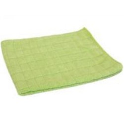 Салфетка для уборки вафельная 30*30см, микрофибра, зеленая, M-03, 310226, Рыжий Кот