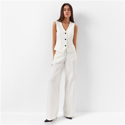 Брюки женские MIST: Classic Collection, размер 48, цвет экрю