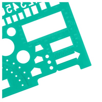 Линейка офицерская  20 см ТТ02 гибкая Стамм