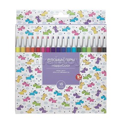 Фломастеры 18 цв. "Happycolor" 2 вида