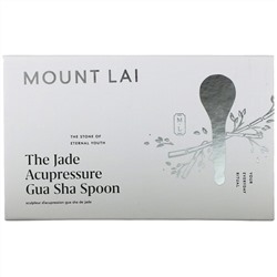 Mount Lai, The Jade Acupressure Gua Sha Spoon, 1 Tool