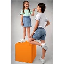 Джинсовая юбка-шорты для девочки Happyfox