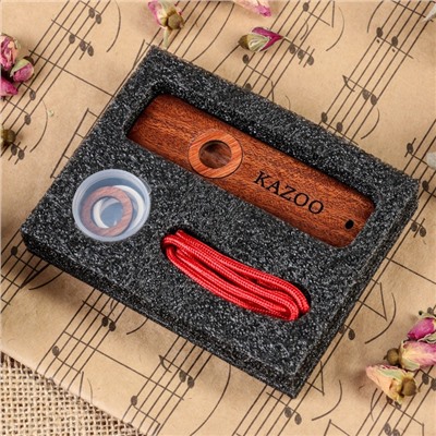 Казу Music Life, деревянный, 9.5×2.8 см