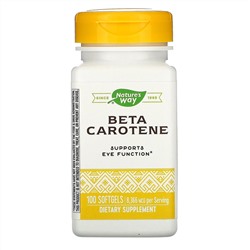Nature's Way, Beta Carotene, 8,336 Mcg, 100 Softgels
