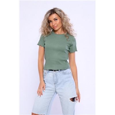 Футболка-топ 78555 (Оливковый)