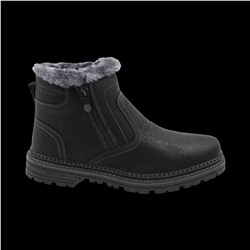 Ботинки на меху 9573-2 черные