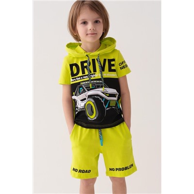 Комплект трикотажный для мальчиков: фуфайка (футболка), шорты PLAYTODAY, 1239631