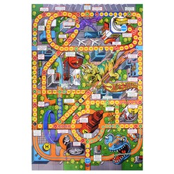 Большая настольная игра. Hot Wheels. Опасные повороты.