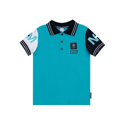 Сорочка трикотажная с воротником поло для мальчиков