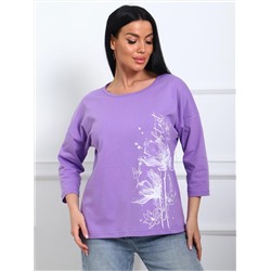 Амели - футболка темная сирень