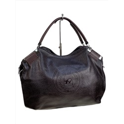 Женская сумка из искусственной кожи, цвет тёмный шоколад