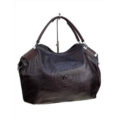 Женская сумка из искусственной кожи, цвет тёмный шоколад