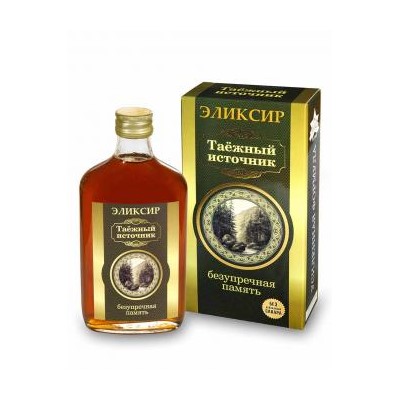 Эликсир Таежный источник безупречная память На Фруктозе 250 мл.