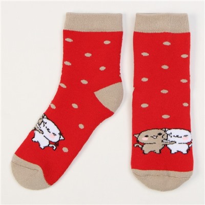 Носки детские махровые KAFTAN "Котята" р-р 14-16