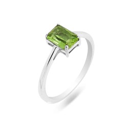 Кольцо из серебра султанит, SL-RS-2195