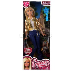 Кукла София 29 см. (руки и ноги сгиб, акс) в коробке