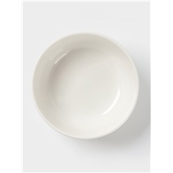 Салатник Доляна «Цветы», фарфор, 600 мл, 15.5×6 см, белый