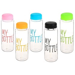 Бутылка для воды My bottle 500 мл, 19.5×6 см, цвет МИКС