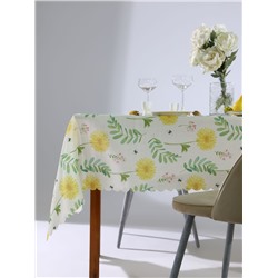 Скатерть «Доляна» Yellow flowers, размер 145×220 см