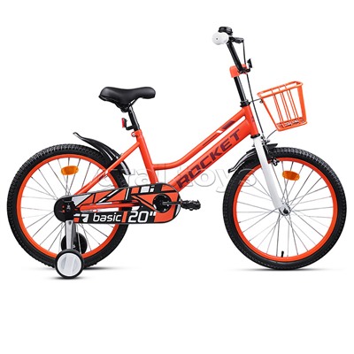 Велосипед 20" Rocket Basic, цвет коралловый