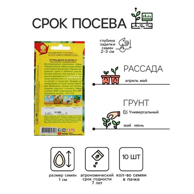 Семена огурца "Детки на ветке", F1, 10 шт.