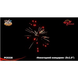 Римские свечи РС5328 Новогодний мандарин (1" х 5)