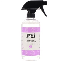Molly's Suds, Универсальное натуральное очищающее средство, лаванда, 480 мл