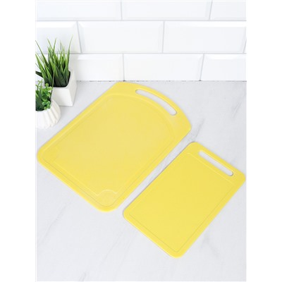 Доска разделочная набор 2 штуки 30х21х04/22х13х03 см / ND2 /уп 48/