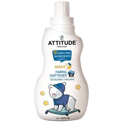 ATTITUDE, Little Ones, кондиционер для белья, ночной, успокаивающая ромашка, 40 загрузок, 1 л (33,8 жидкой унции)