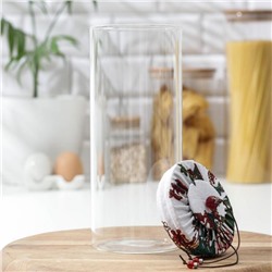 Банка стеклянная для сыпучих продуктов «Акура», 950 мл, 8.5×20 см