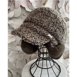 Фантазия букле мех.норка Кепка женская флис (56-58)