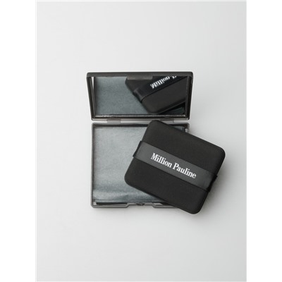 Матирующий салфетки против жирного блеска в футляре с зеркалом, Уголь, 100 шт.