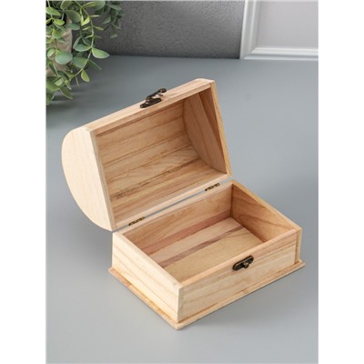 Шкатулка для росписи дерево «Сундук», замок крючок, 18×12×12 см