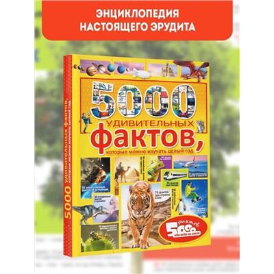 АСТ . "5000 удивительных фактов, которые можно изучать целый год"