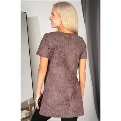 Женская удлиненная футболка с разрезами Happyfox