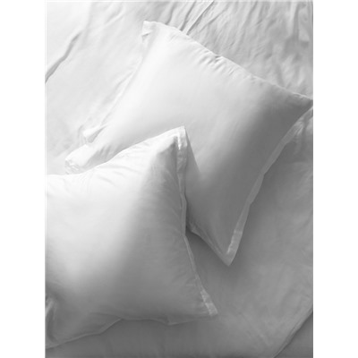 Простыня 1.5 спальная SL Home Tencel, 160×235 см, белая, тенсель