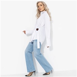 Рубашка на запах из хлопка, Переиграла всех