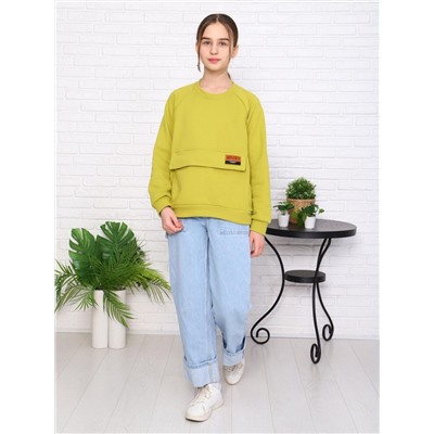 Толстовка "Кнопа" (Лайм)