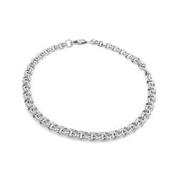 Браслет из серебра без вставки, ТР-бисмарк м-102 0,7