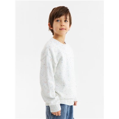 Джемпер детский KAFTAN, размер 32 (110-116 см), белый