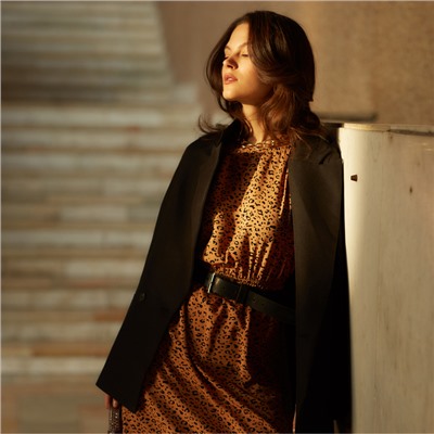 Платье миди женское MINAKU: Silk pleasure, шоколадное, размер 46