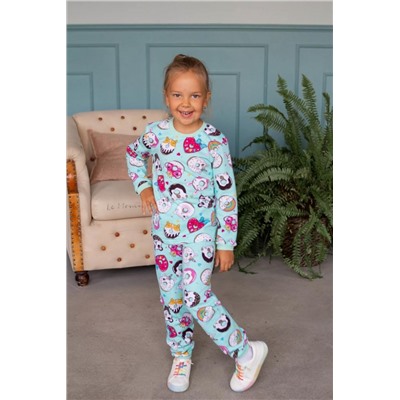 Пижама Вкусняшки детская (Мятный)