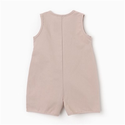 Комбинезон на запах детский MINAKU, рост 62-68 см, бежевый