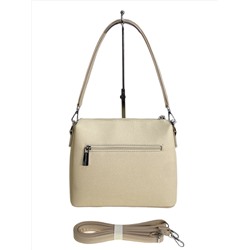 Женская сумка из искусственной кожи, цвет молочный