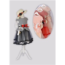 Нарядное платье со шляпкой для девочки TRP2299