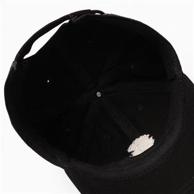 Кепка «Бейсболка» детская, цвет черный, размер 50-52