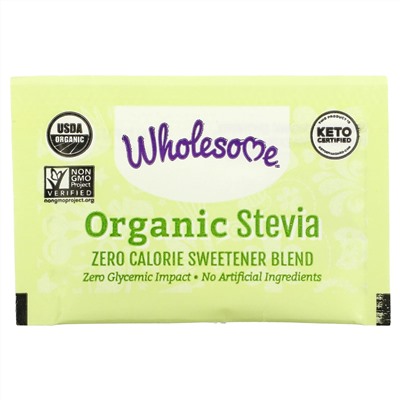 Wholesome, Organic Stevia, Zero Calorie Sweetener Blend, 35 Individual Packets, 1.23 oz ( 35 g)