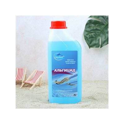 Средство для очистки воды в бассейне Aqualand, от водорослей, 1 л