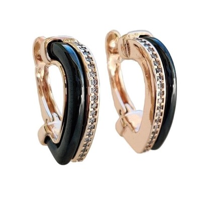 Серьги с керамикой