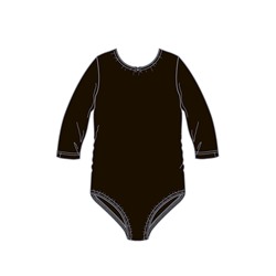 Боди трикотажное спортивного назначения для девочек